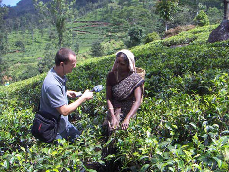 Sri Lanka, Besuch auf der Teeplantage